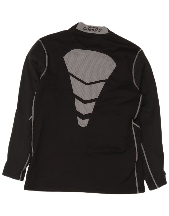 Nike Herren Dri Fit Top Langarm XL Schwarz Colourblock Polyester
