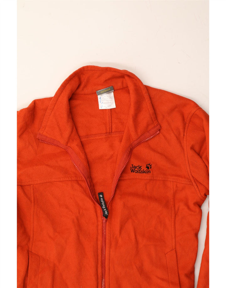 JACK WOLFSKIN Mens Fleece Jacket UK 34 XS Orange Polyester Vintage Jack Wolfskin and Second-Hand Jack Wolfskin from Messina Hembry 