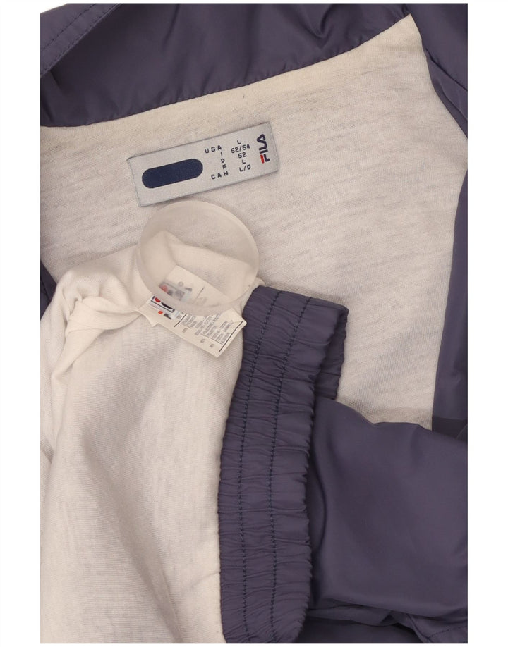 FILA Herren-Trainingsanzug-Oberteil, Jacke, groß, marineblau, Polyamid