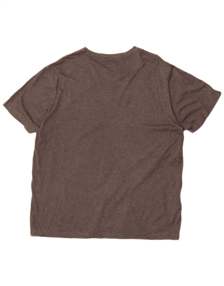 Eddie Bauer Herren T-Shirt Top Large Grau Baumwolle
