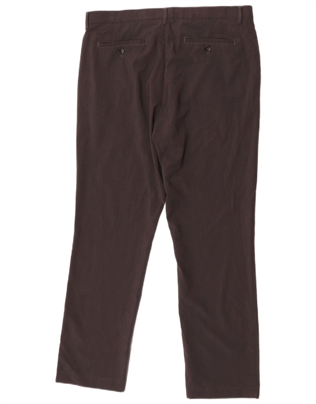 Calvin Klein Herren-Anzughose, gerade, W35, L30, braun, Polyester