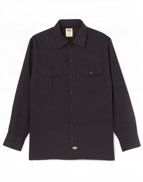 Dickies Herrenhemd Small Schwarz Polyester