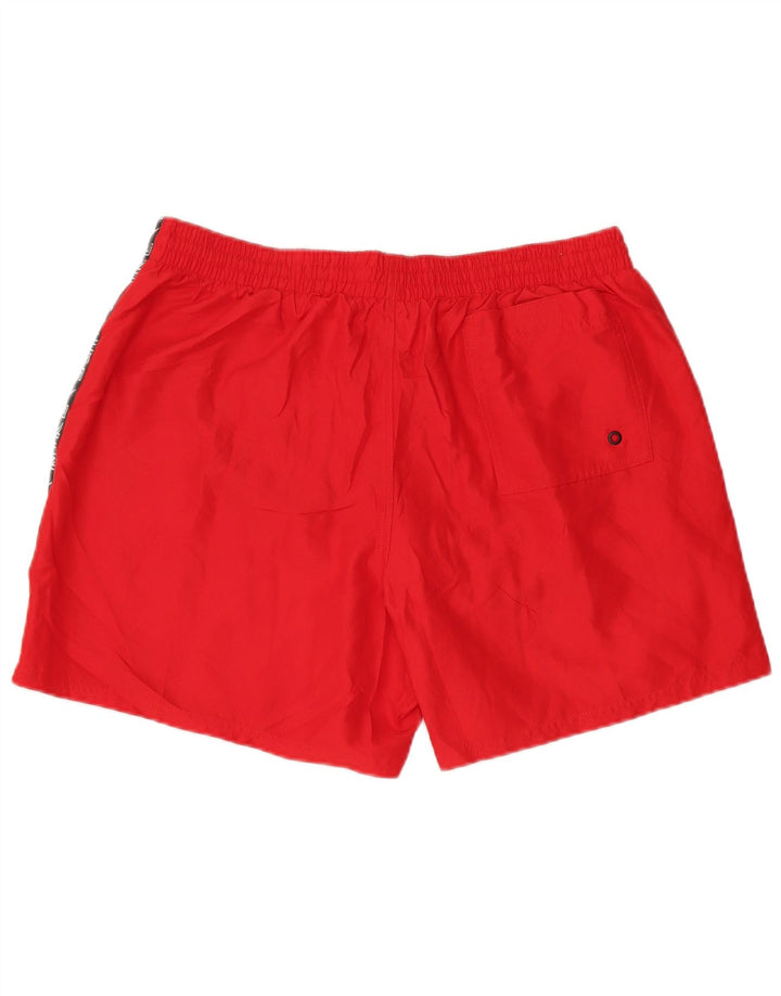 NIKE Herren-Badeshorts mit Grafik, XL, rotes Polyester