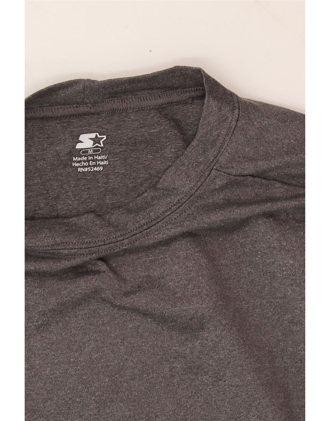 STARTER Boys Top Long Sleeve 11-12 Years Medium Grey Cotton Vintage Starter and Second-Hand Starter from Messina Hembry 