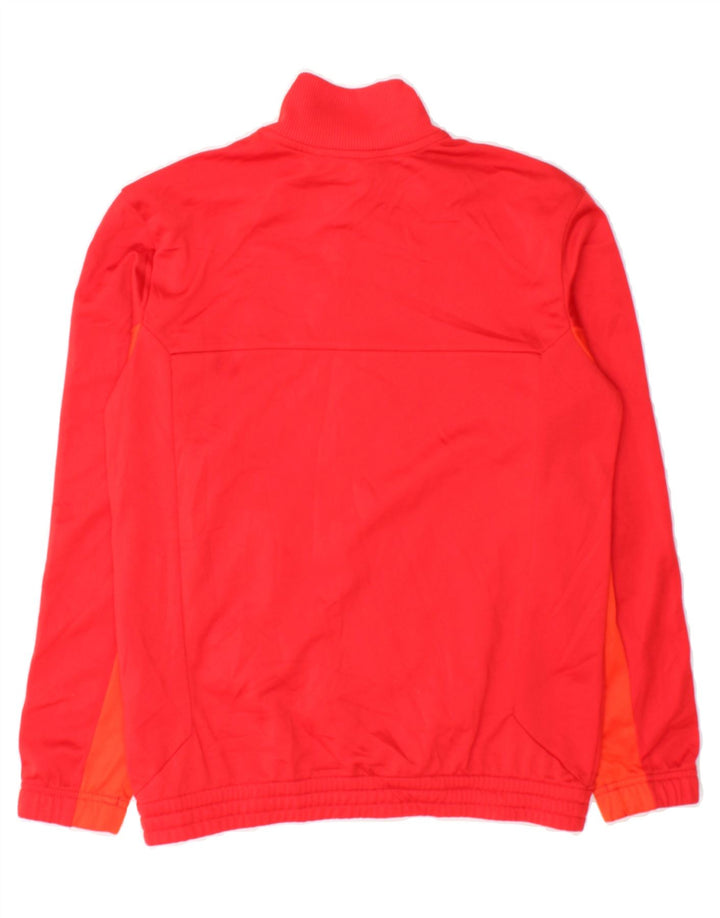 ADIDAS Girls Tracksuit Top Jacket 11-12 Years Red Polyester Vintage Adidas and Second-Hand Adidas from Messina Hembry 