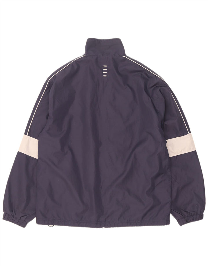 Fila Herren Regenjacke UK 38 Medium Marineblau Colourblock Polyester