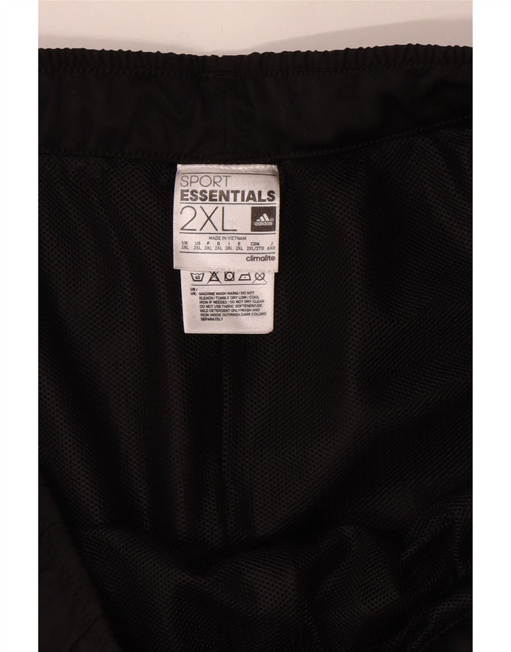 Adidas Herren Bermuda Sport Shorts 2XL Schwarz Polyester