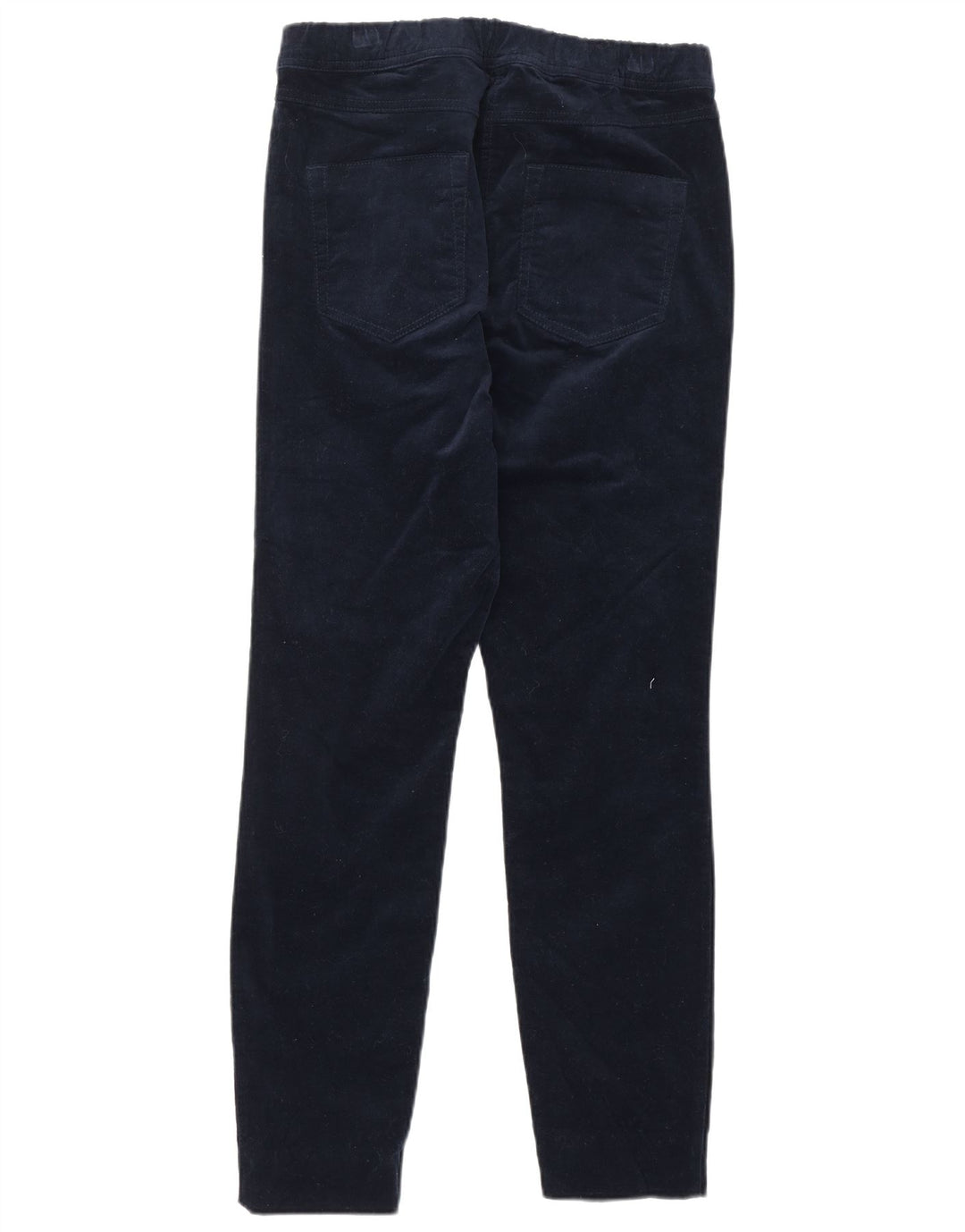 WHITE STUFF Damen Samt-Freizeithose UK 12 Mittel W30 L28 Marineblau