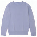 Marks & Spencer Damen-Pullover mit Rundhalsausschnitt, Gr. 8, Small, Blau, Acryl