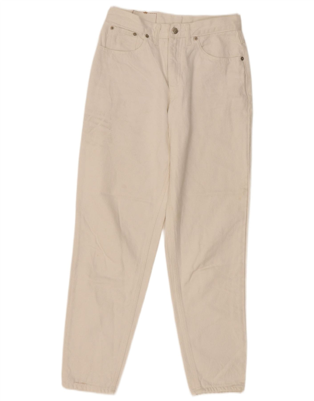 Americanino Damen High Waist Tapered Jeans W28 L28 Off White Classic