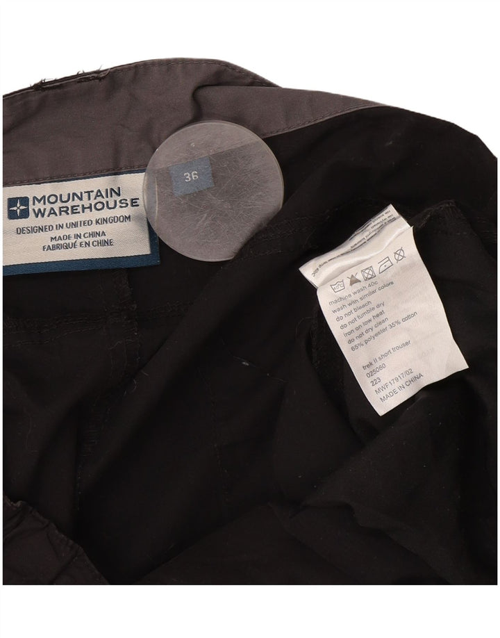 Mountain Warehouse Gerade Cargohose für Damen, W36, L30, Schwarz, Polyester