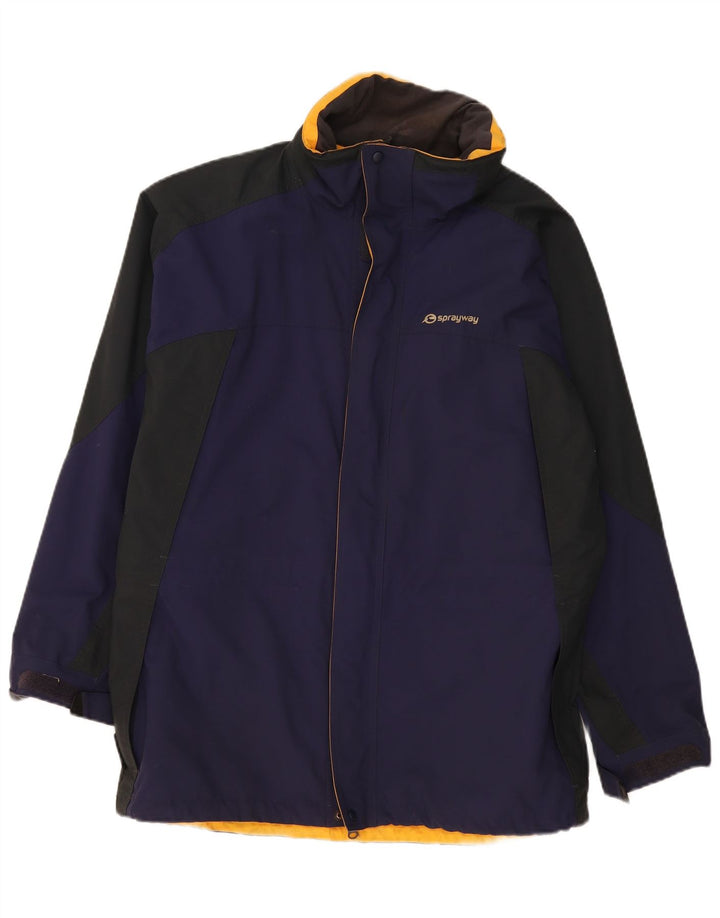 Sprayway Herren Regenjacke UK 40 Large Lila Colourblock Polyamid