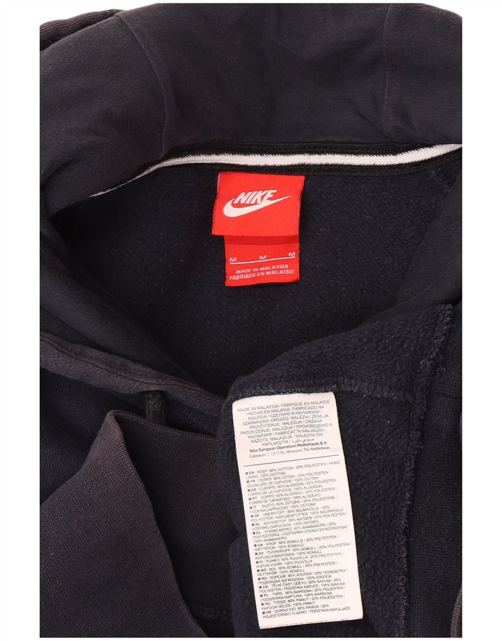 Nike Herren-Kapuzenpullover mit Grafik, mittelblaue Baumwolle