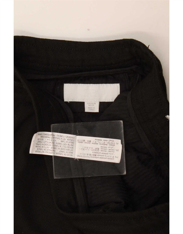 Zara Herren Sportshorts Medium Schwarz Polyester