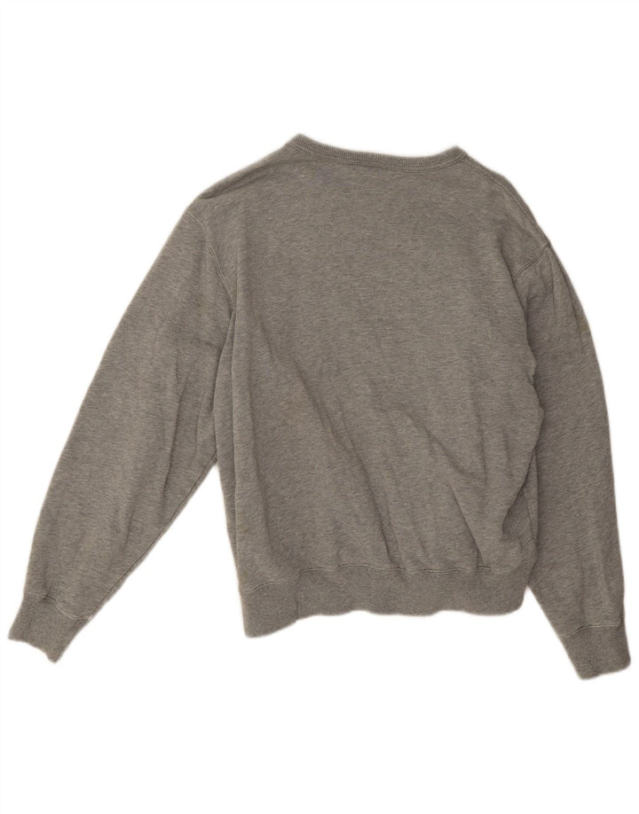 Champion Damen Sweatshirt Pullover UK 14 Mittelgrau meliert