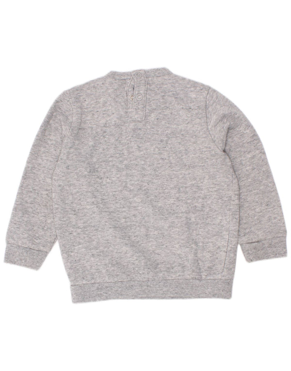 Champion Baby-Jungen-Sweatshirt mit Grafik, 9–12 Monate, klein, grau gefleckt