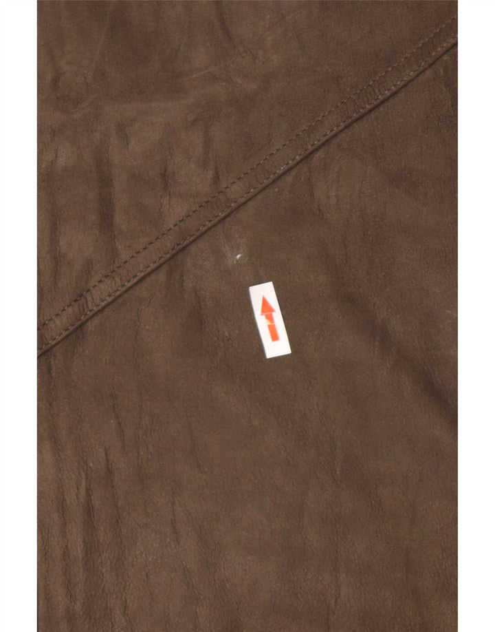 WESTBURY Herren Wildleder Bomberjacke IT 58 4XL Khaki Leder