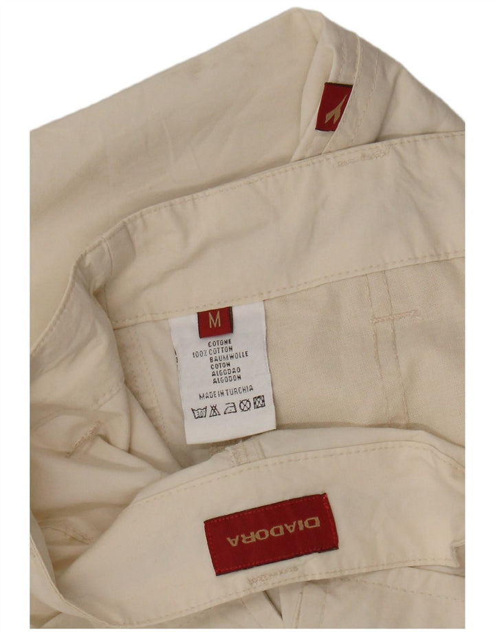 Gerade Herren-Cargohose von Diadora, Größe M, W32, L29, Beige, Baumwolle