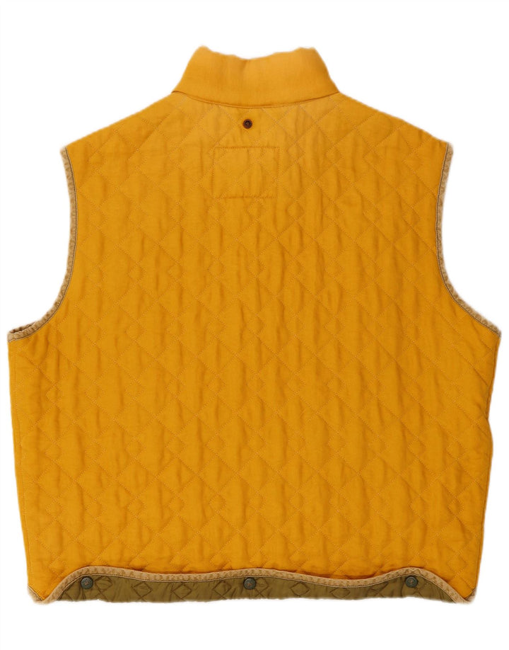Best Company Herren-Steppweste UK 38 Mittelgelbes Polyamid
