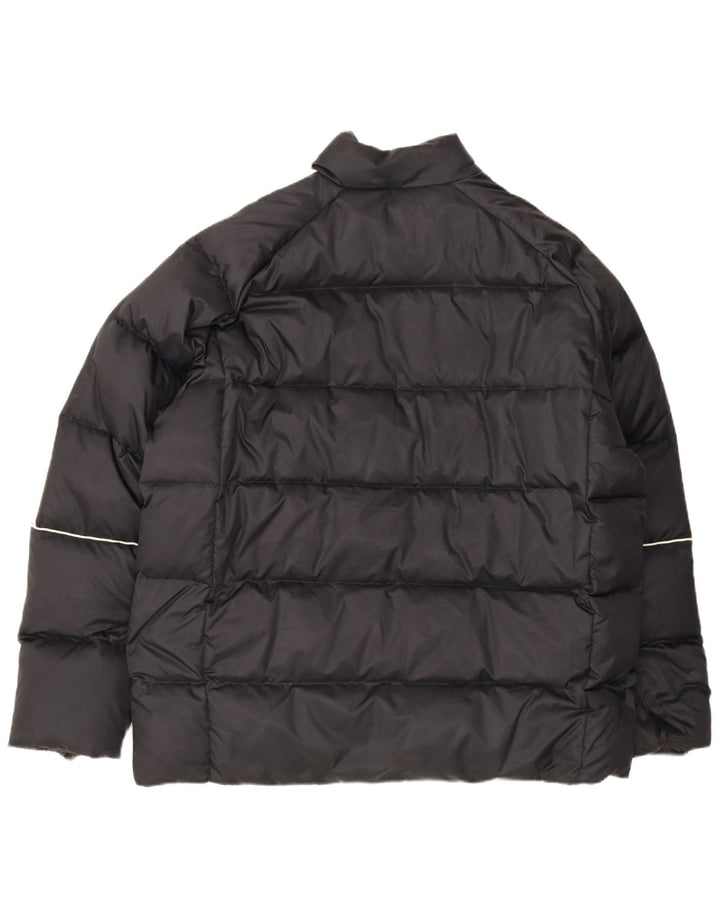 Adidas Herren Wattierte Jacke UK 42 XL Schwarz Colourblock Polyester