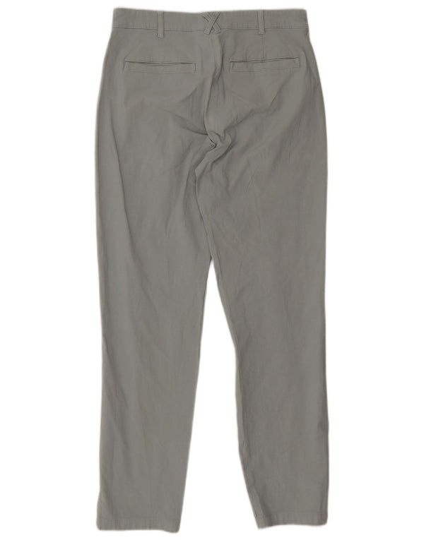 White Stuff Damen-Hose mit hoher Taille, schmale Freizeithose, UK 10, Größe S, W28, L28, Grau