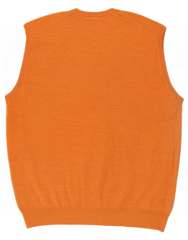 Pierre Cardin Herren Weste Tank Top 3XL Orange Acryl