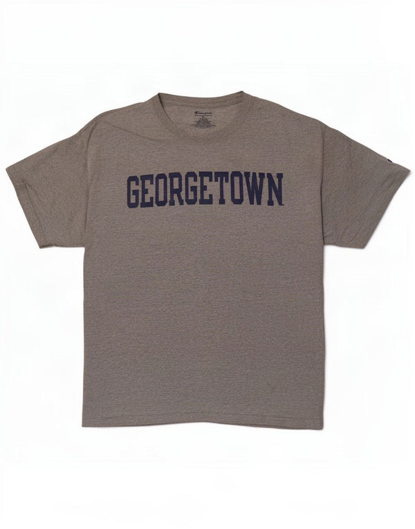 Champion Herren Georgetown Graphic T-Shirt Top XL Grau Baumwolle