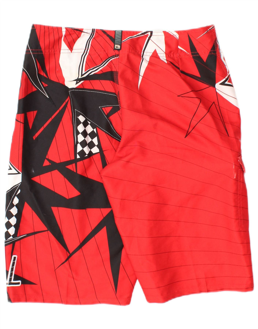 O'NEILL Herren-Badeshorts mit Grafik, klein, rot, geometrisch