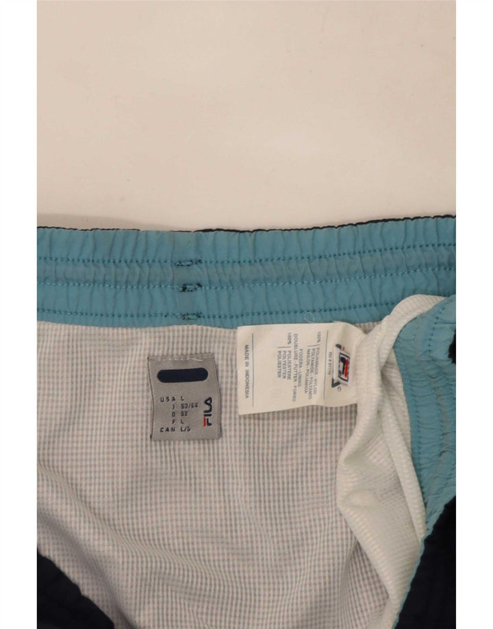 Fila Herren-Sportshorts, groß, marineblau, Polyester