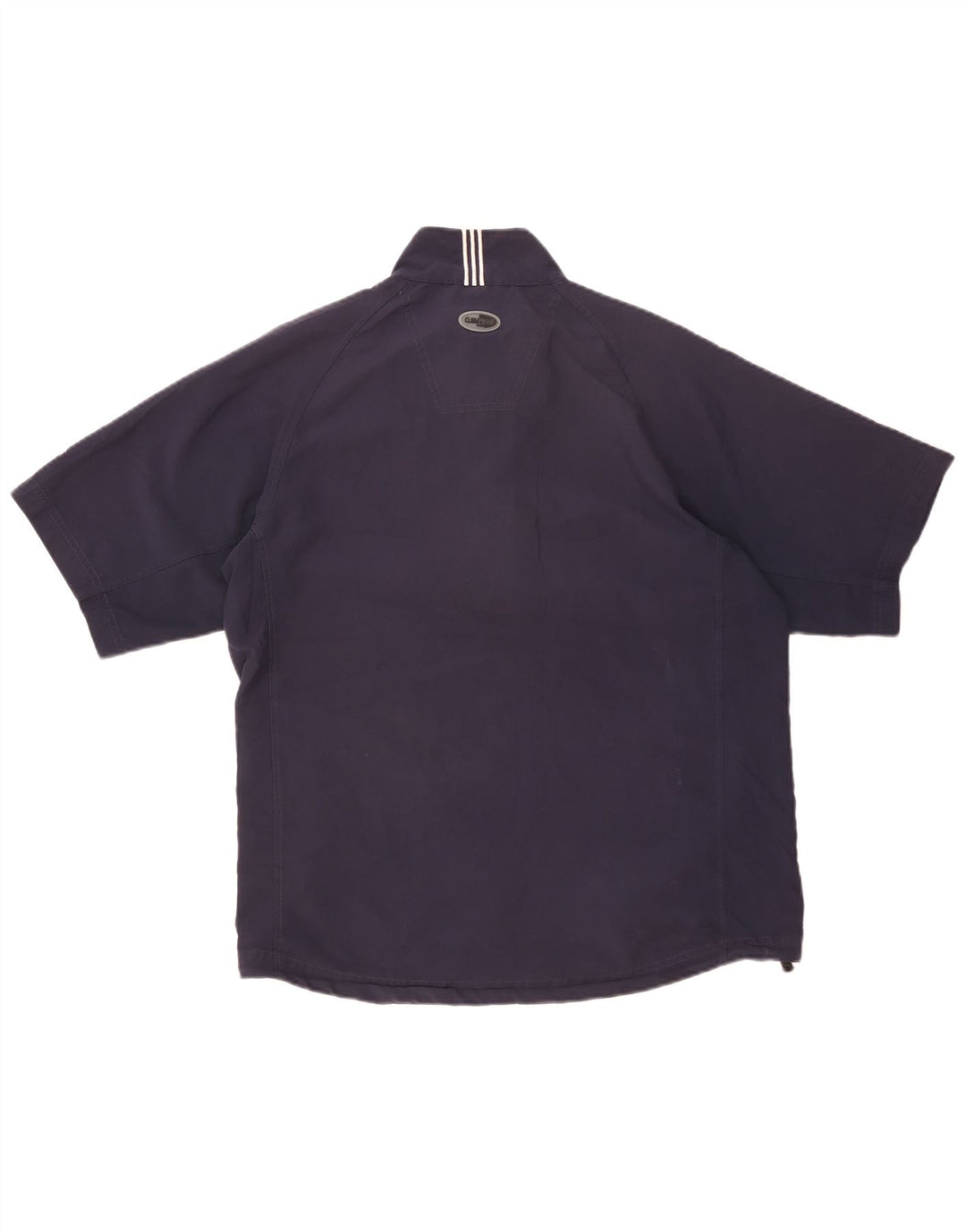 Adidas Herren Kurzarm-Pullover-Trainingsanzug-Oberteil mit Reißverschluss, mittelgroß, Marineblau