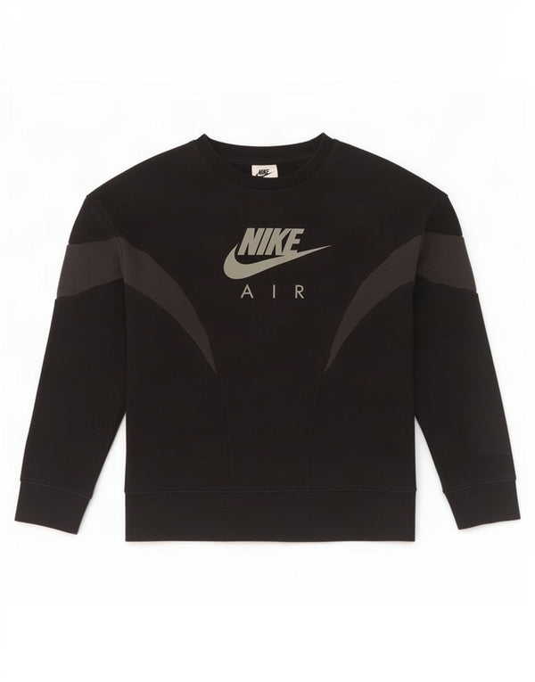 Nike Mädchen-Sweatshirt mit Grafik, 8–9 Jahre, Größe S, Schwarz, Farbblock