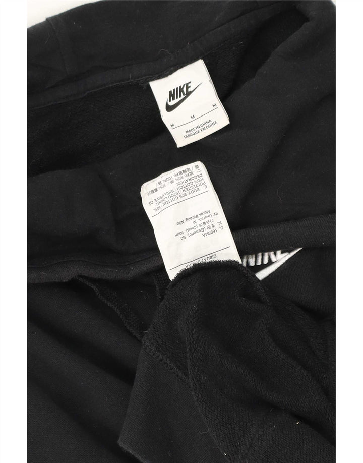 Nike Herren-Hoodie-Pullover aus mittelschwarzer Baumwolle