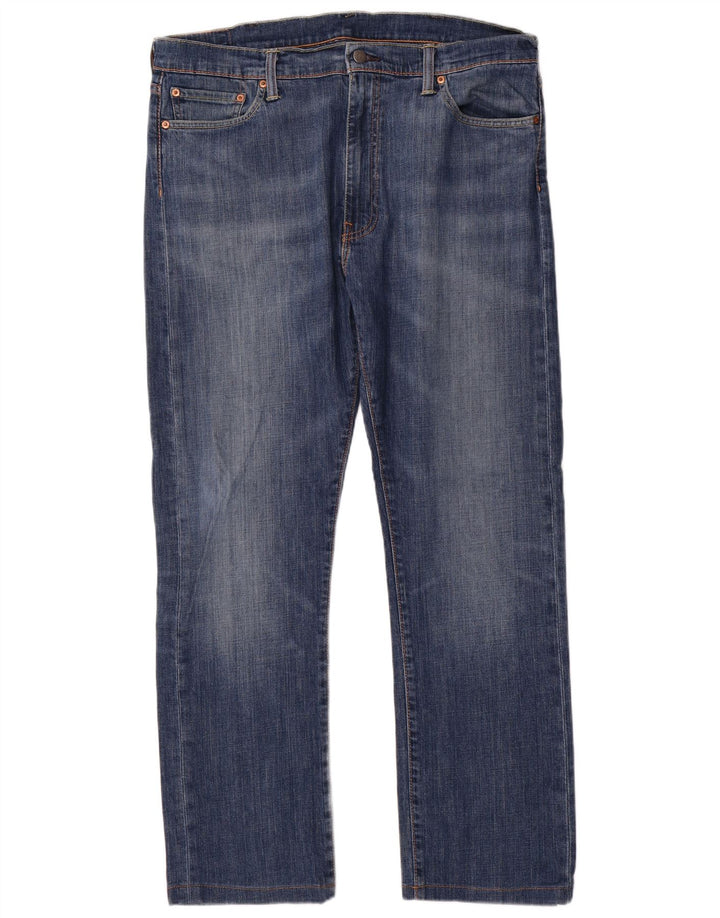Levi's Herren 513 Slim Straight Jeans W38 L31 Blaue Baumwolle