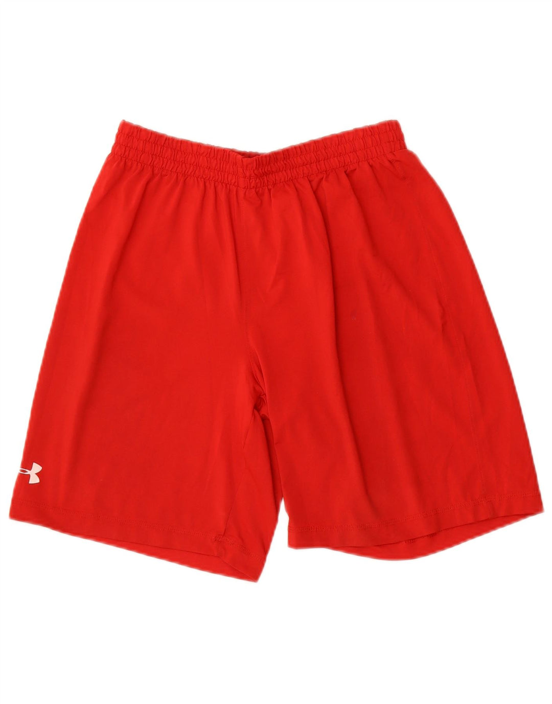 Under Armour Jungen-Sportshorts, 11–12 Jahre, großes rotes Polyester
