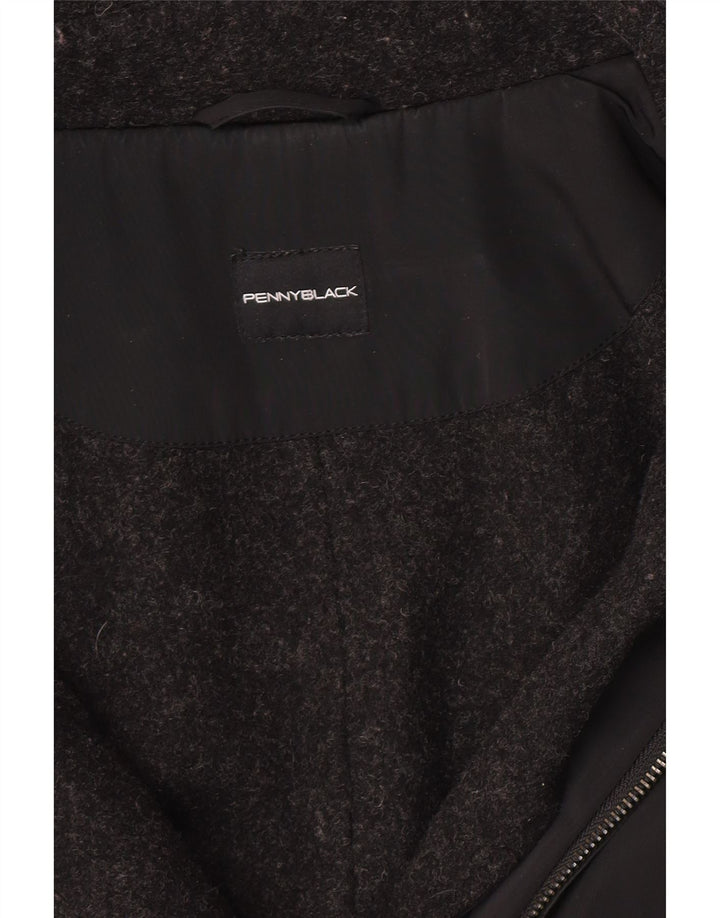 Penny Black Capelet-Mantel mit Kapuze für Damen, UK 10, Größe S, Schwarz