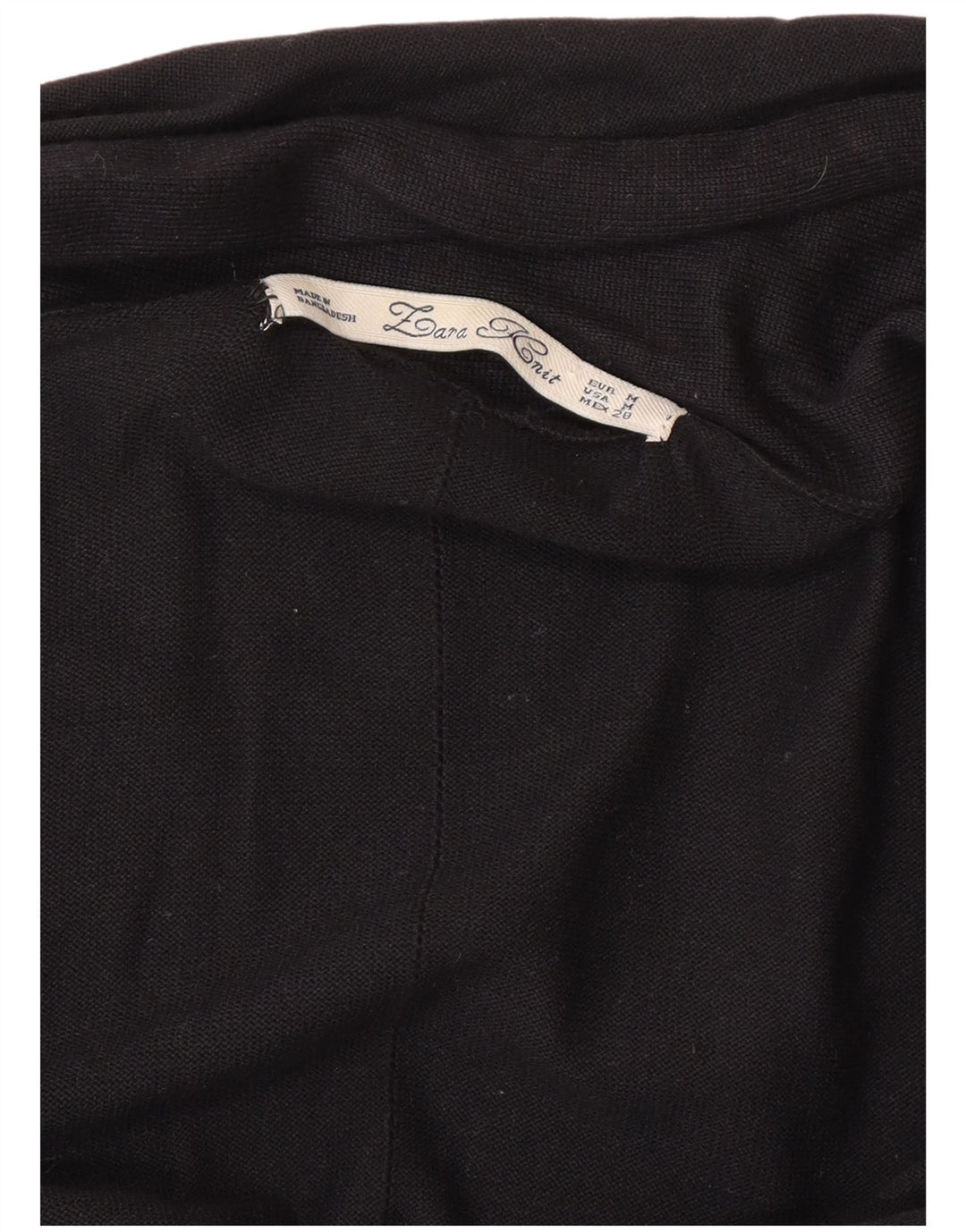 Offener Cardigan für Damen von Zara, Gr. 12, mittelschwarz
