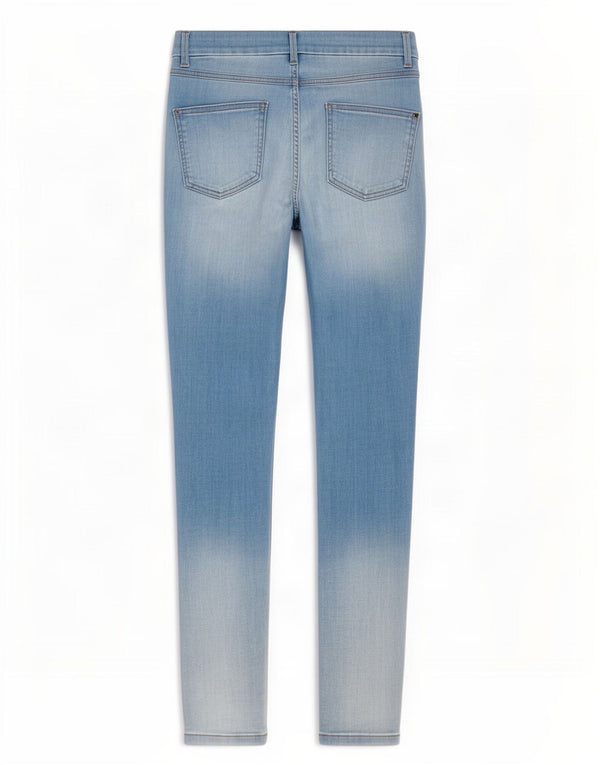 Marks & Spencer Damen Jegging-Jeans mit hoher Taille, UK 14, Größe L, W32, L30, Blau