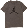 Jordan Boys Dri Fit Graphic T-Shirt Top 10–11 Jahre Mittelgrau meliert