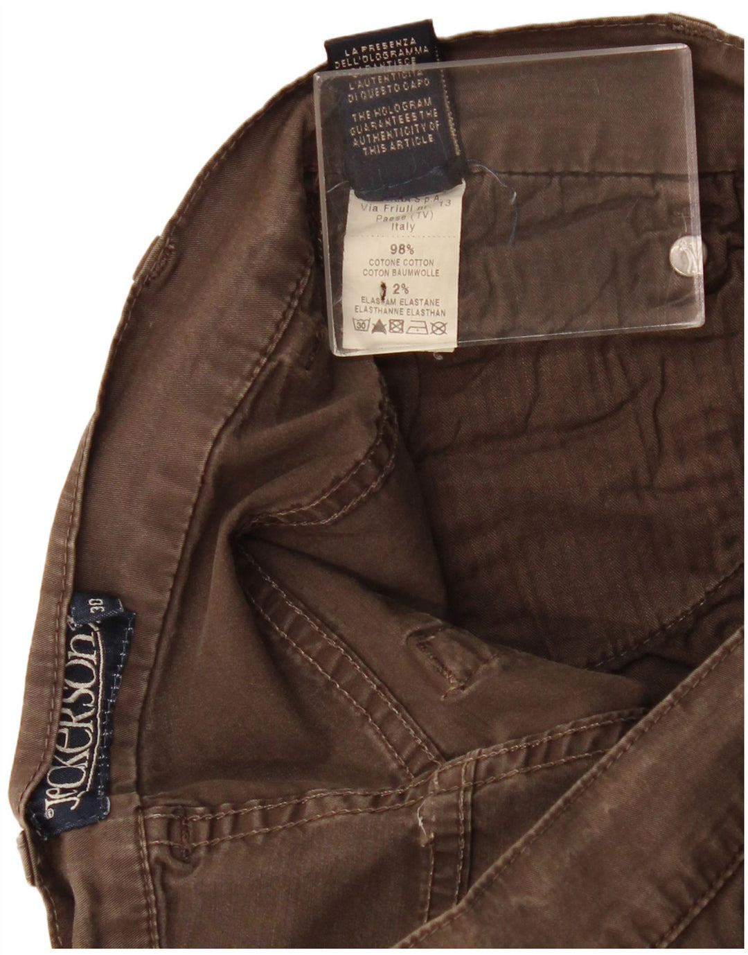 Jeckerson Damen Freizeitshorts W30 mittelbraune Baumwolle