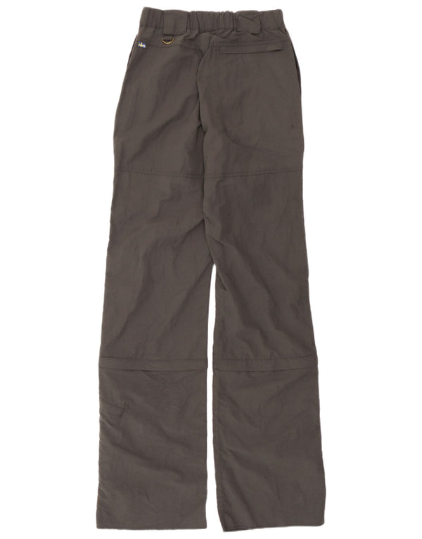 Fjall Raven Damen gerade Cargohose EU 36 Small W26 L33 Grau