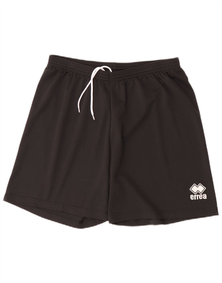 Errea Herren-Sportshorts, groß, aus schwarzem Polyester