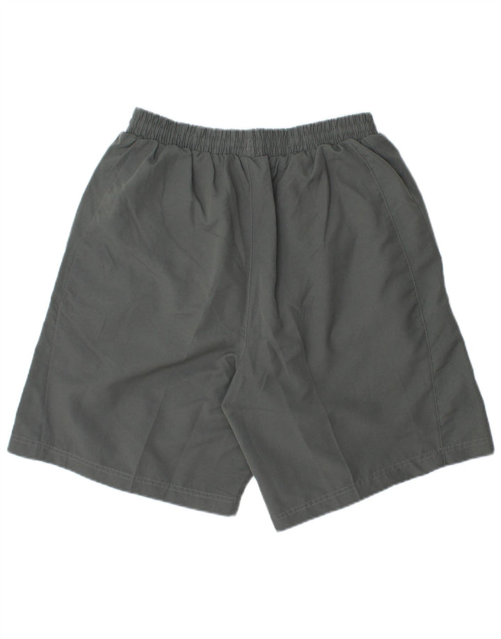 UMBRO Herren-Sportshorts mit Grafik, Größe L, grau, Polyester