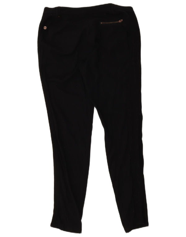 Hugo Boss Damen Skinny Freizeithose UK 10 Small W32 L28 Schwarz