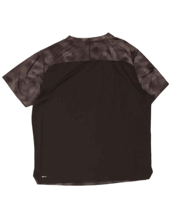 Puma Herren T-Shirt Top XL Grau Camouflage Polyester