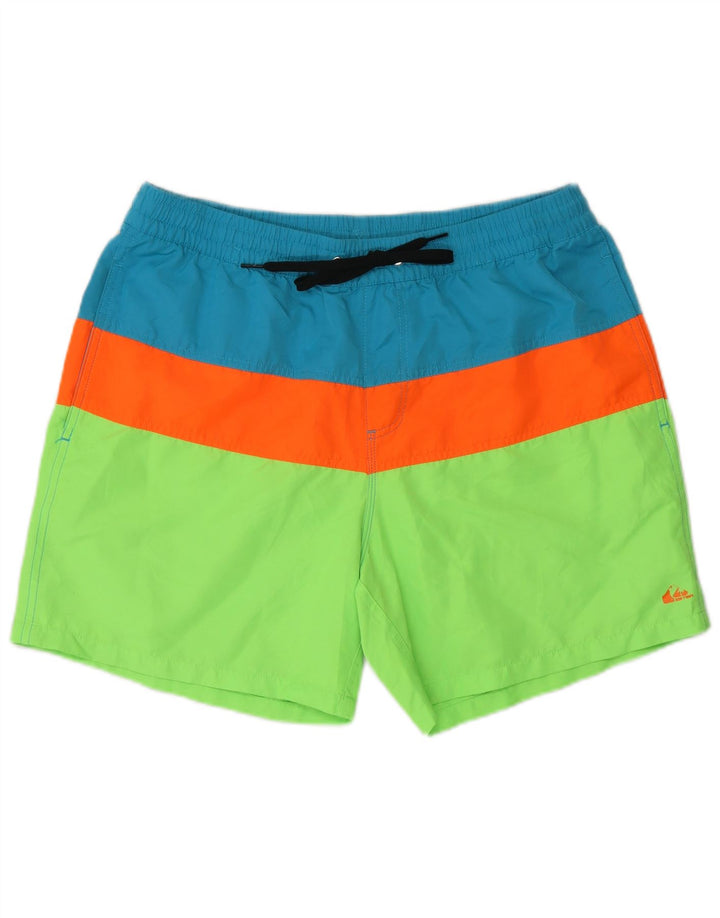 QUIKSILVER Herren-Badeshorts, groß, mehrfarbig, Colourblock-Polyester