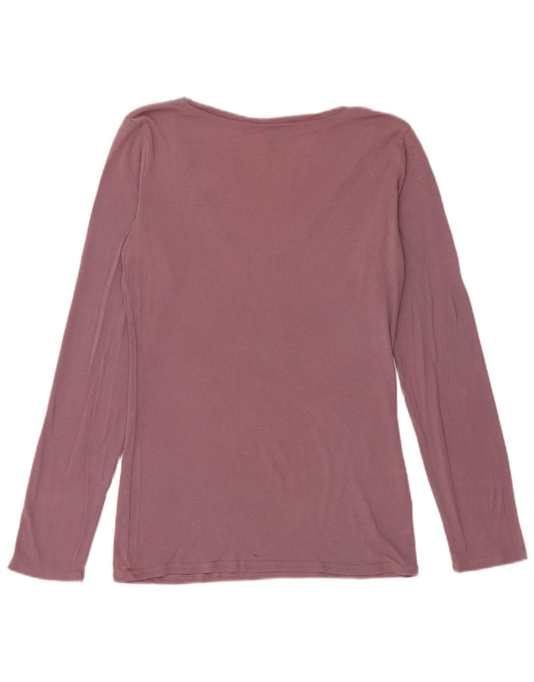 Benetton Damen Top Langarm UK 12 Medium Lila