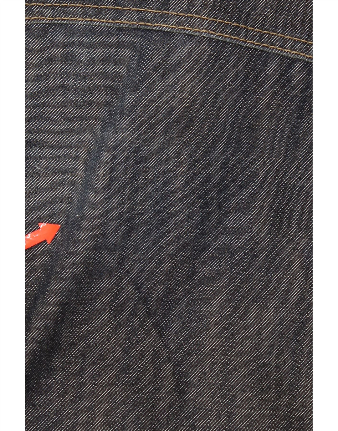 Gas Damen Jeansjacke UK 18 XL Marineblaue Baumwolle
