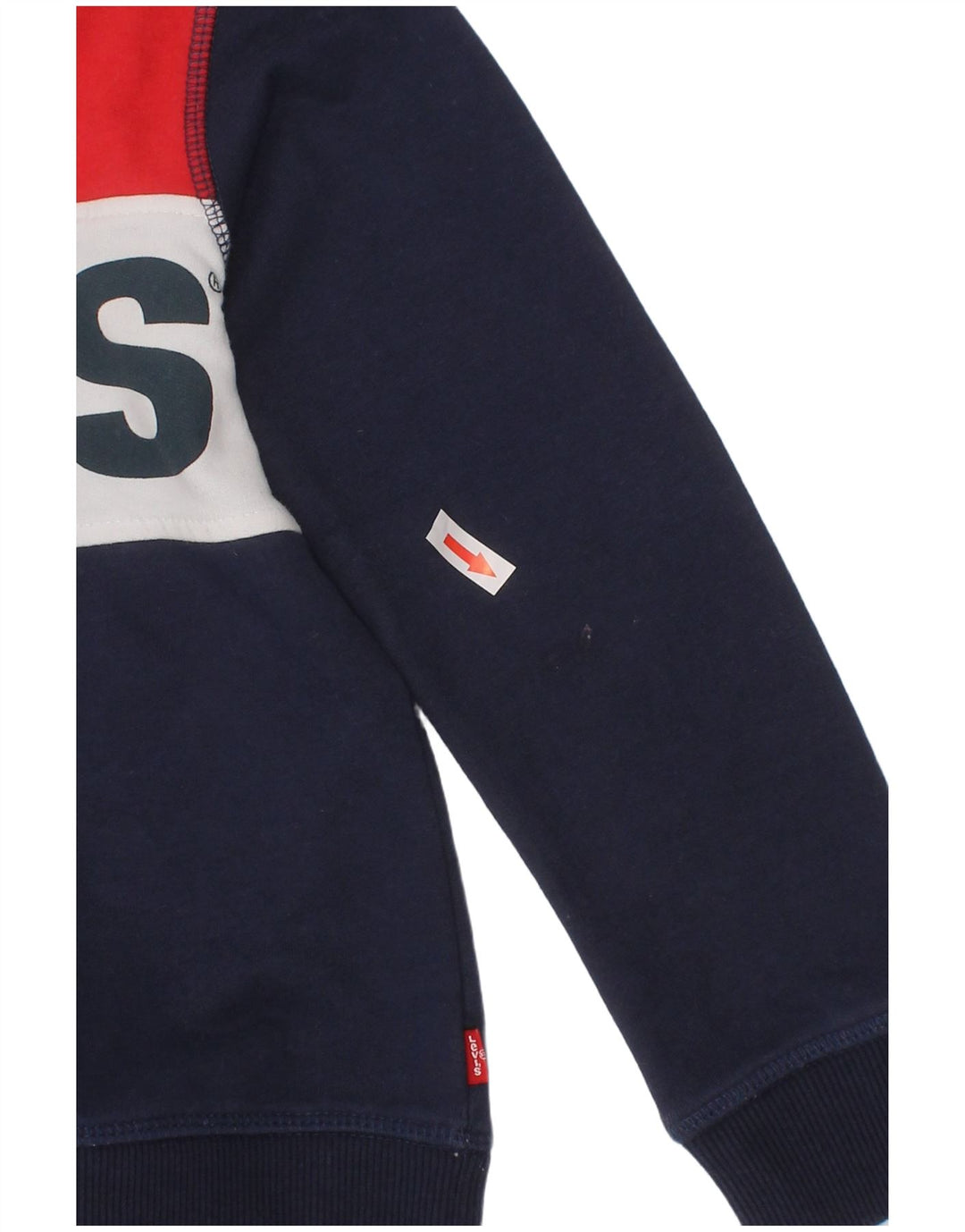 Levi's Jungen-Sweatshirt-Pullover, 4–5 Jahre, marineblau, klassischer Farbblock