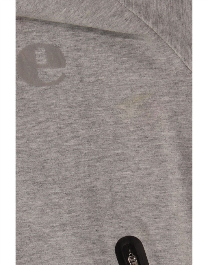 ELLESSE Herren-Sweatshirt mit Grafik, mittelgraue Baumwolle
