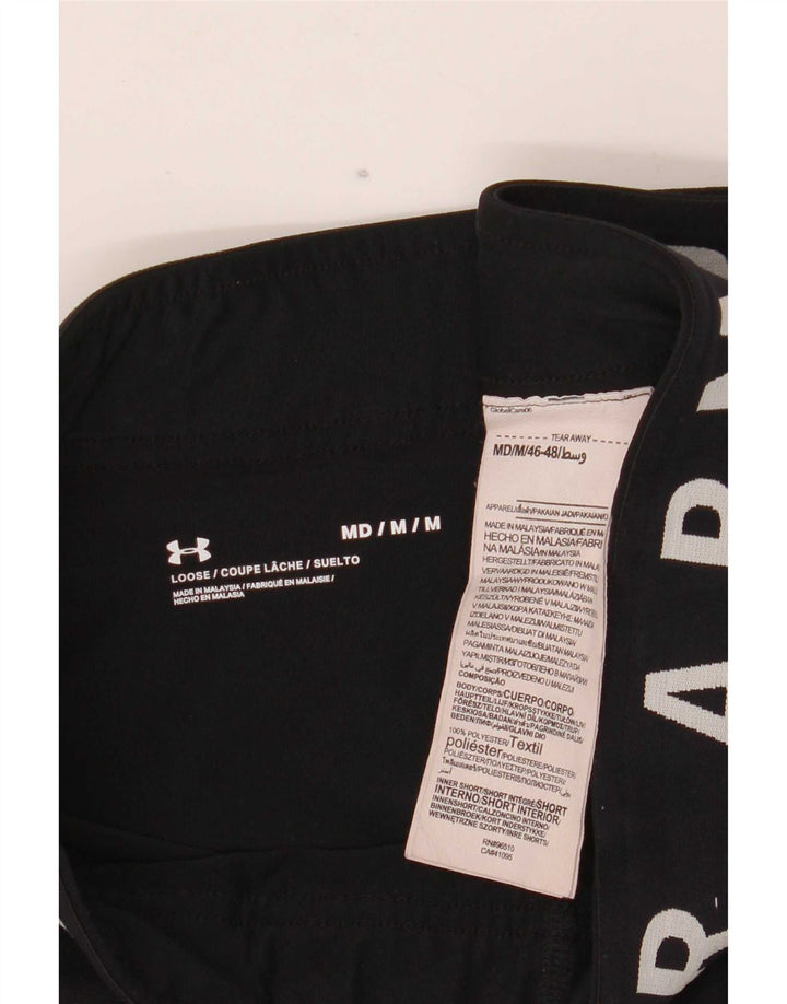Under Armour Damen Graphic Sport Shorts UK 14 Mittelschwarzes Polyester